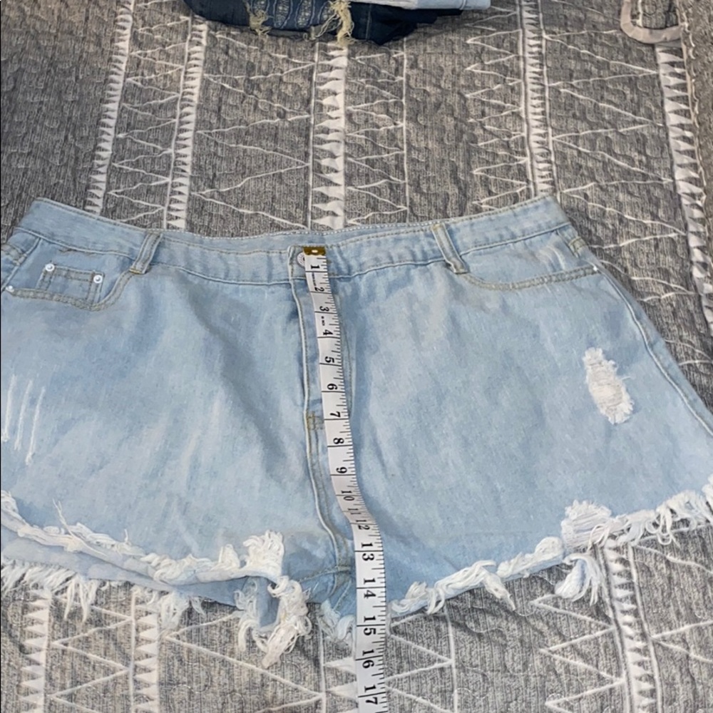 high waisted cheeky shorts